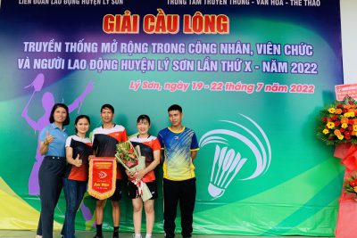 Tích cực tham gia Giải cầu lông trong CNVCNLĐ lần thức X năm 2022